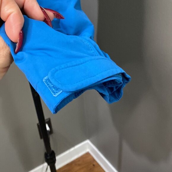 LL BEAN Storm Chaser Jacket Outter Layer Only 264929 Royal Blue Light Blue - Picture 7 of 12